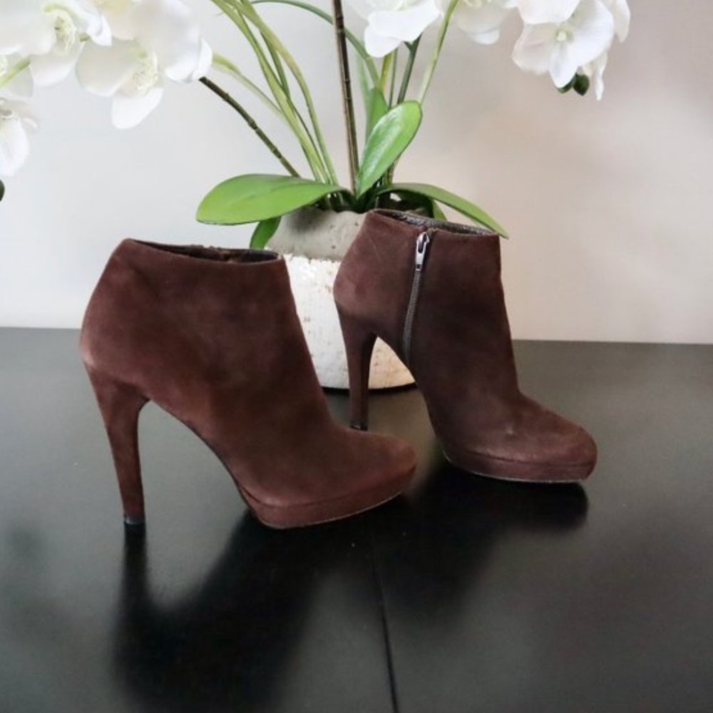 Stuart Weitzman Suede Ankle Boot